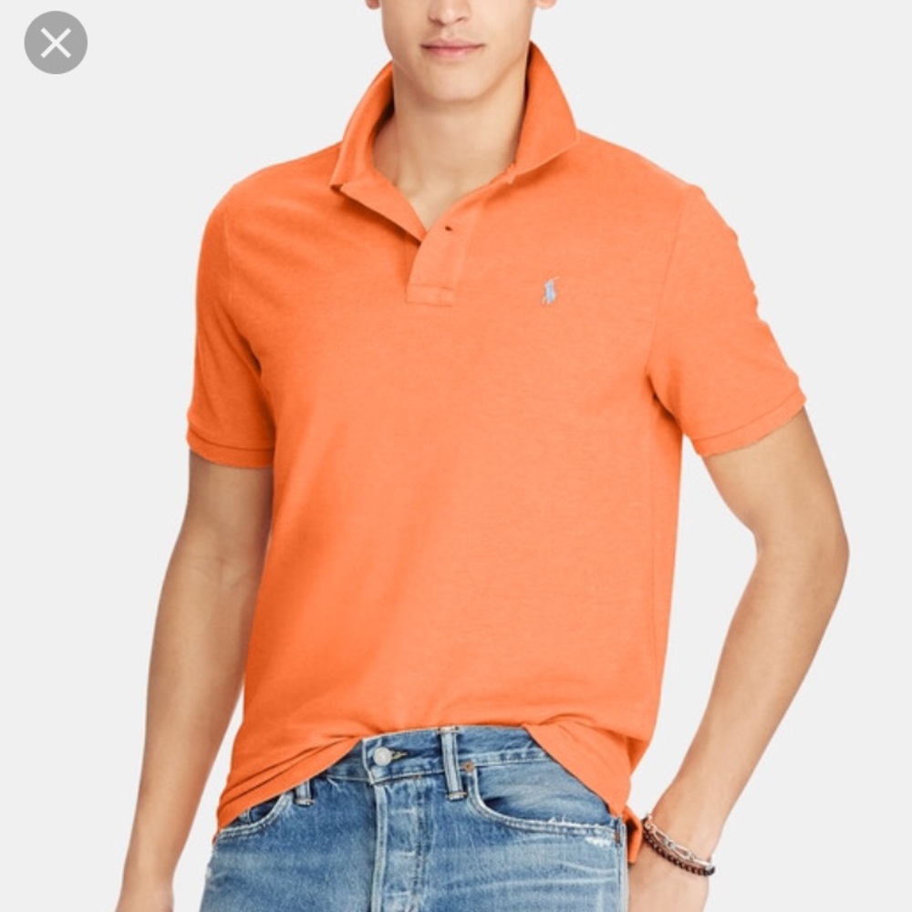 Ralph Lauren Orange Short Sleeve Polo